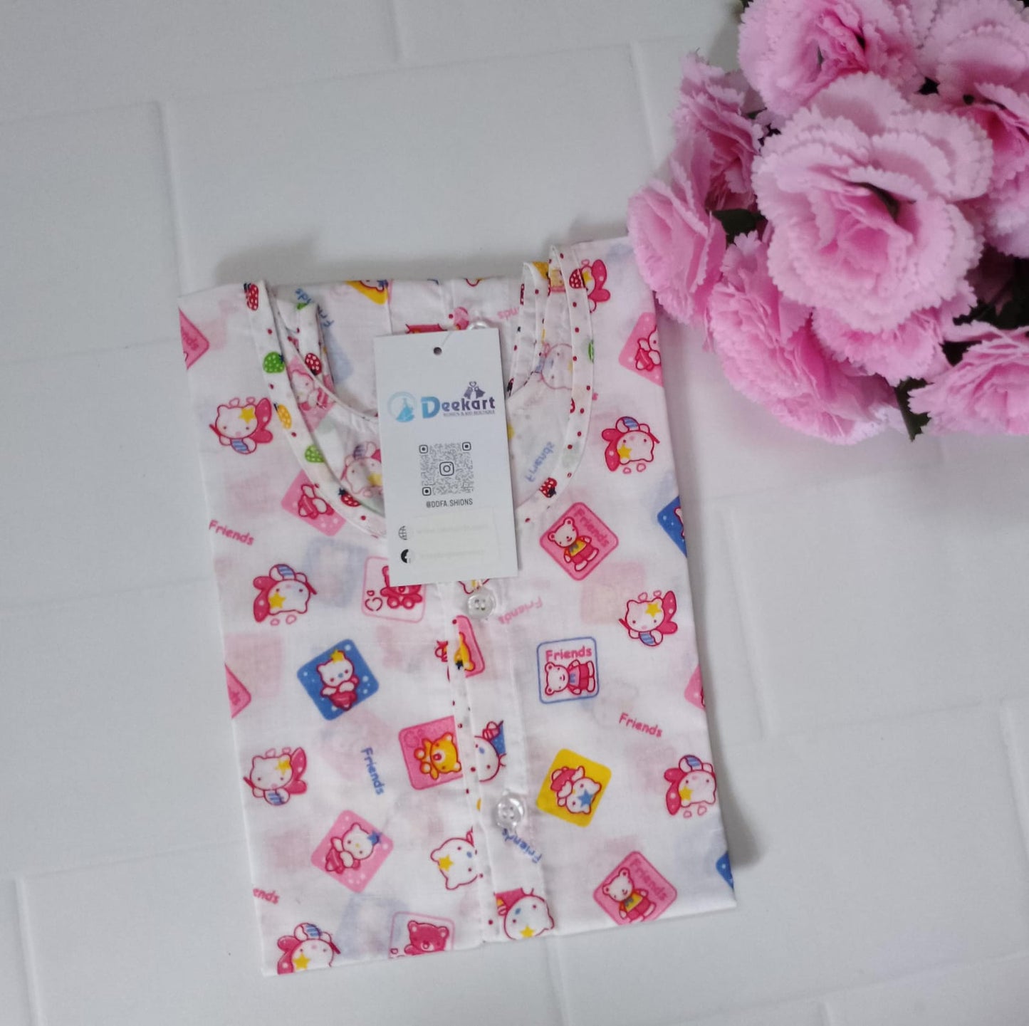 DKIDFK7- GIRL KIDS FROCK
