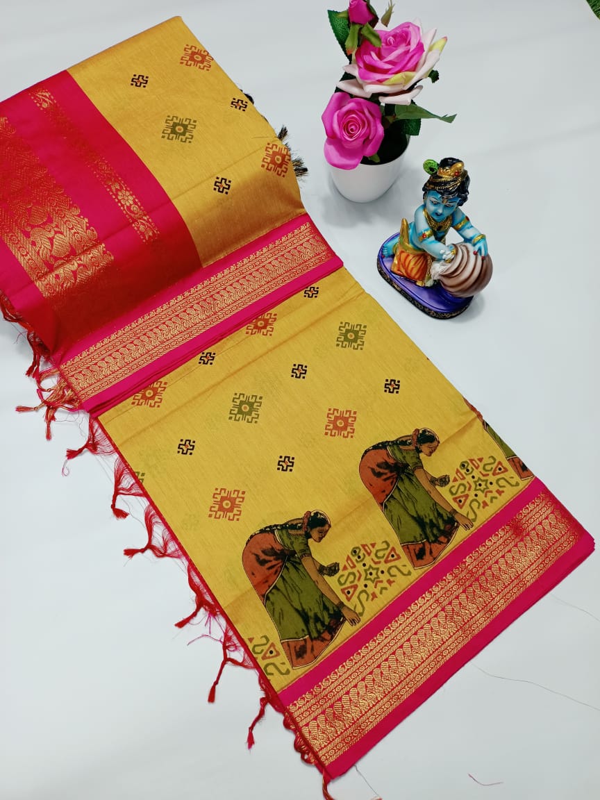 CSAR1- Traditional Cotton sarees