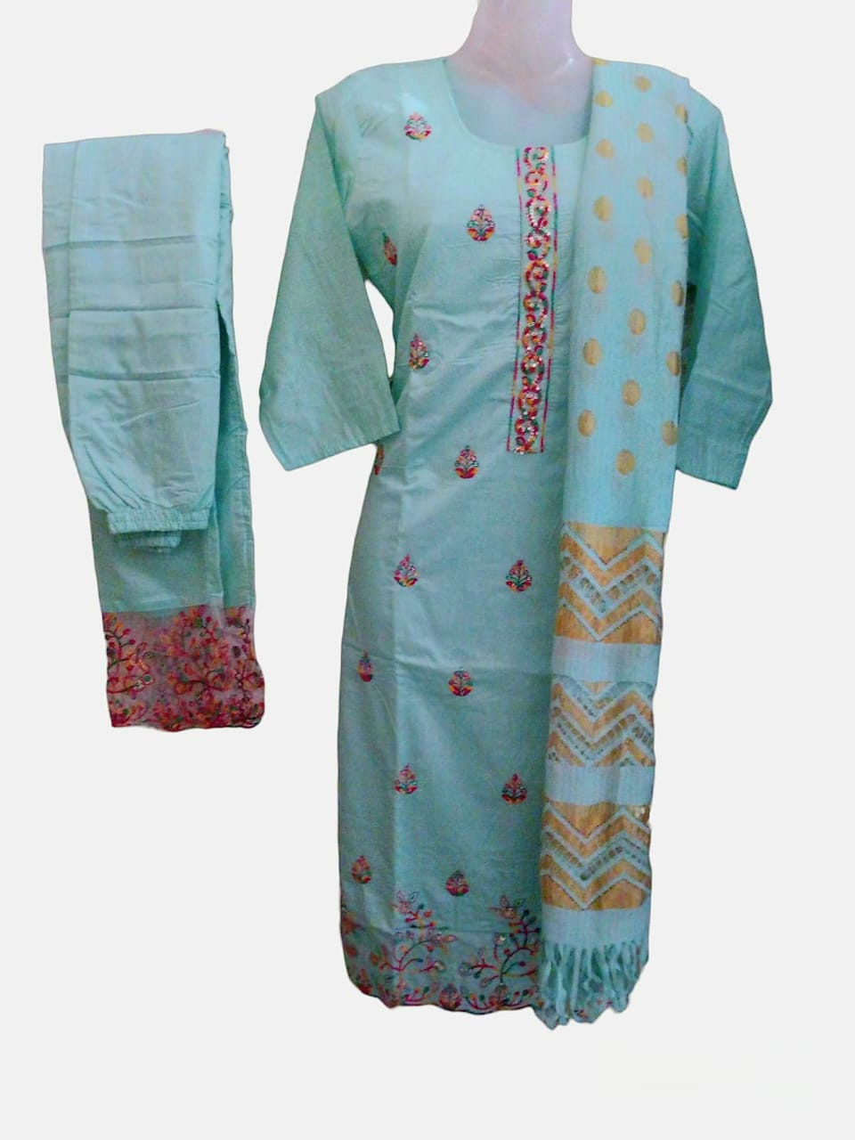 CHST11- Chanderi silk suit