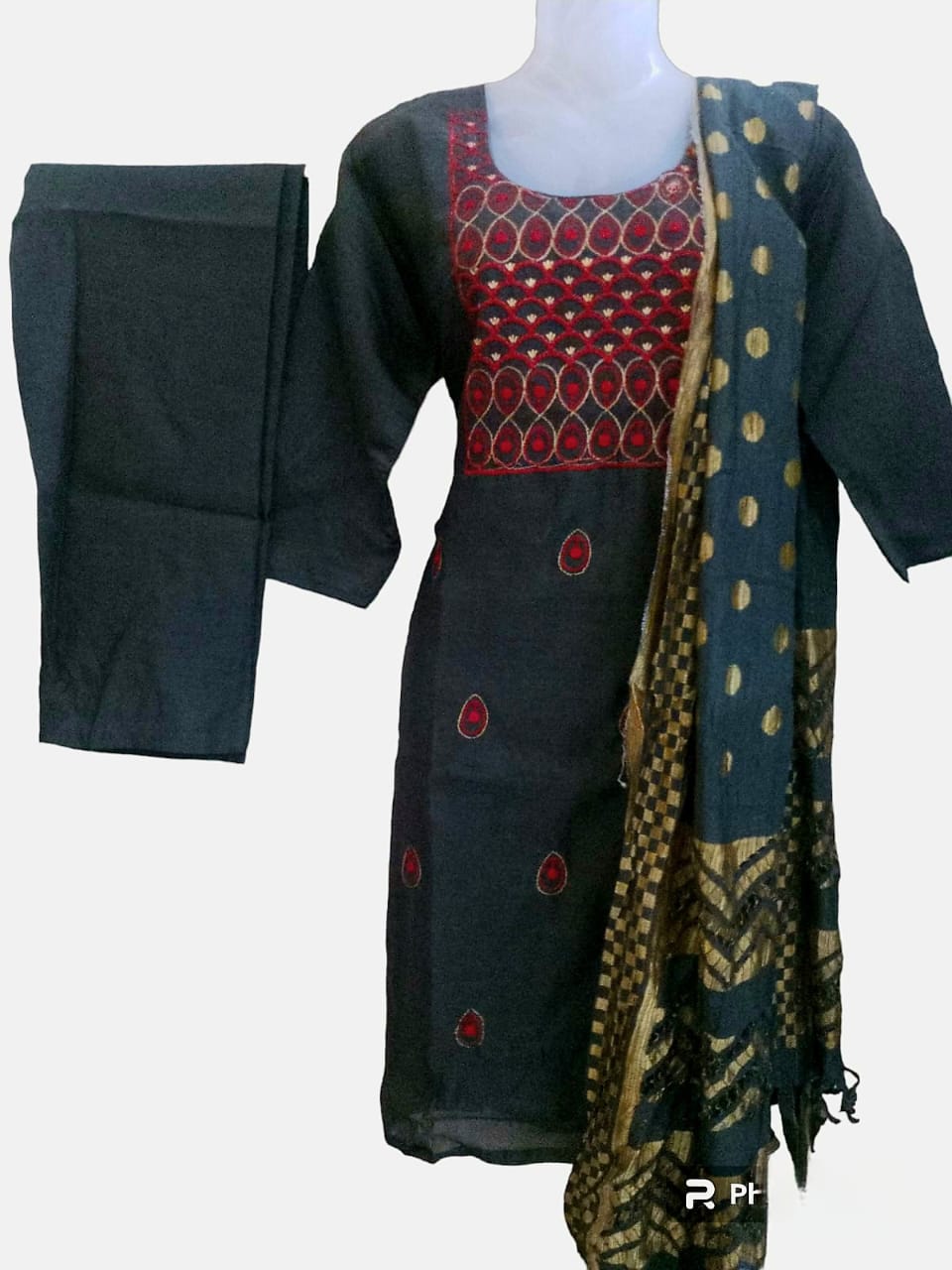 CHST9- Chanderi silk suit