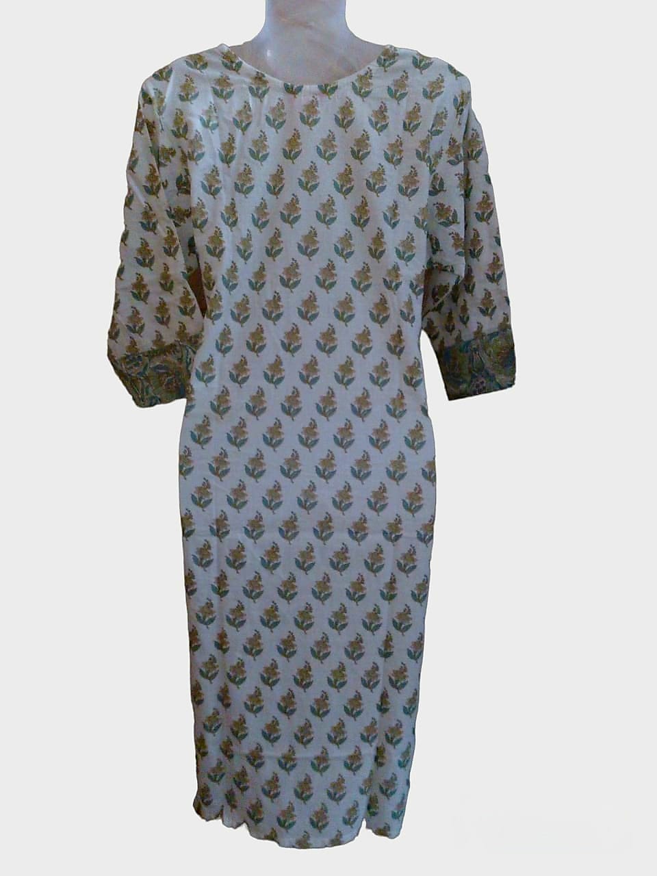 KUR7- Patchwork kurti