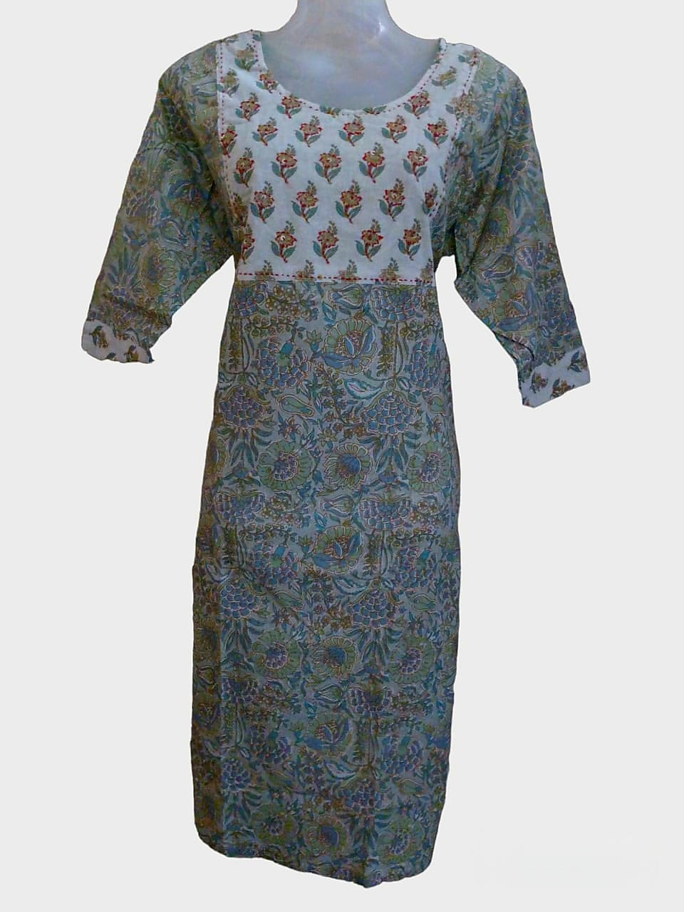KUR8- Patchwork Kurti