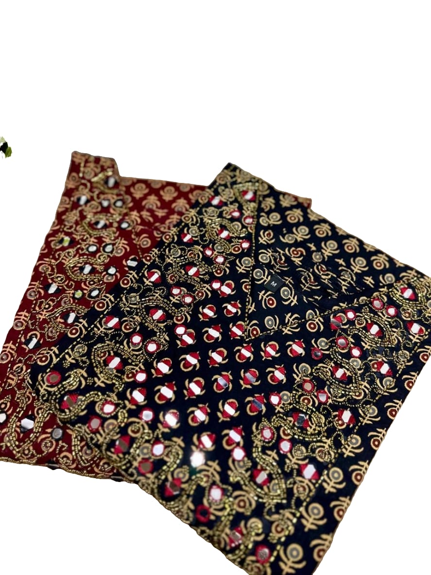 DMAKM1- Aline mirrorwork kurti