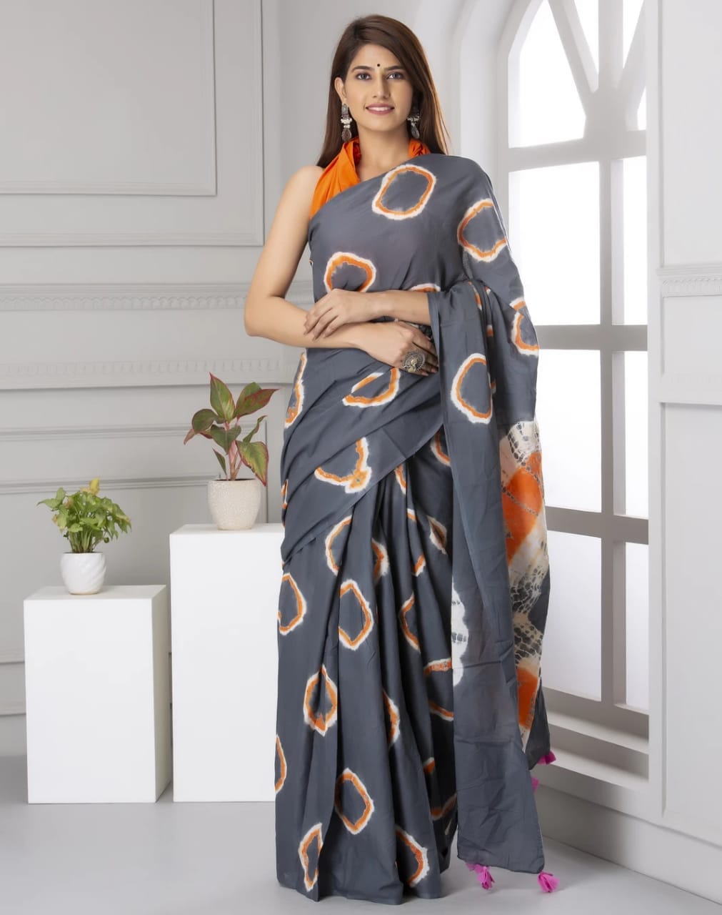 Cotton Mul-mul Saree