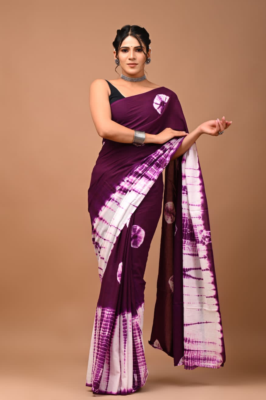 Cotton Mul-mul Saree