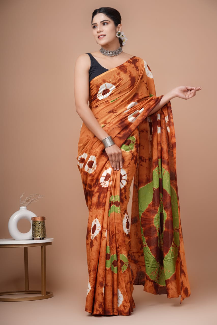 Cotton Mul-mul Saree