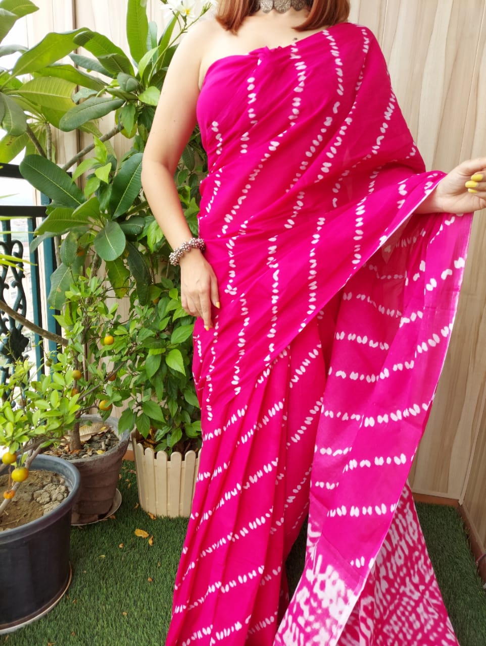 Cotton Mul-mul Saree
