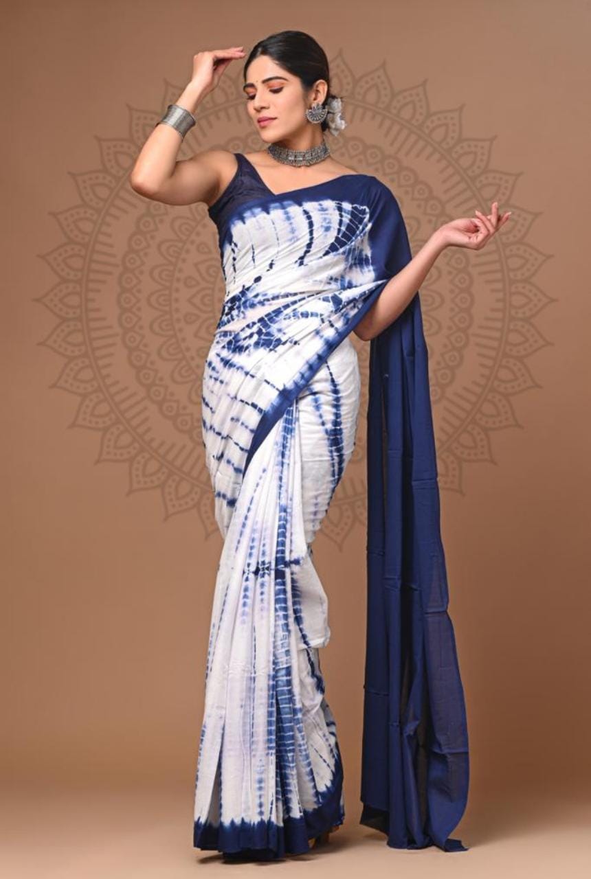 Cotton Mul-mul Saree