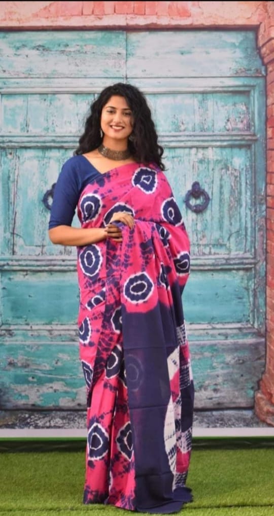 Cotton Mul-mul Saree