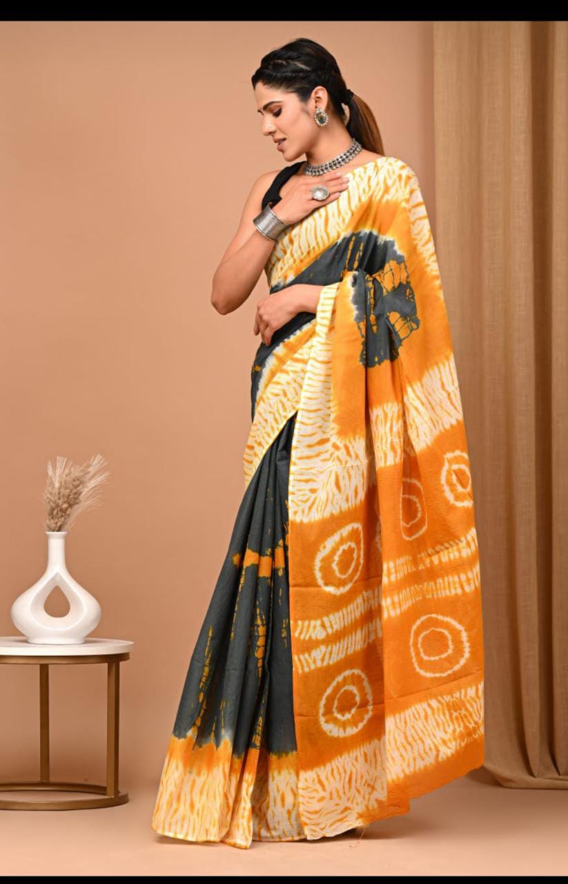 Cotton Mul-mul Saree