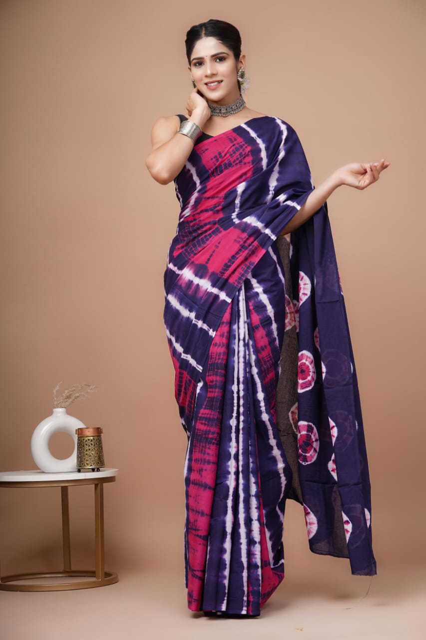 Cotton Mul-mul Saree
