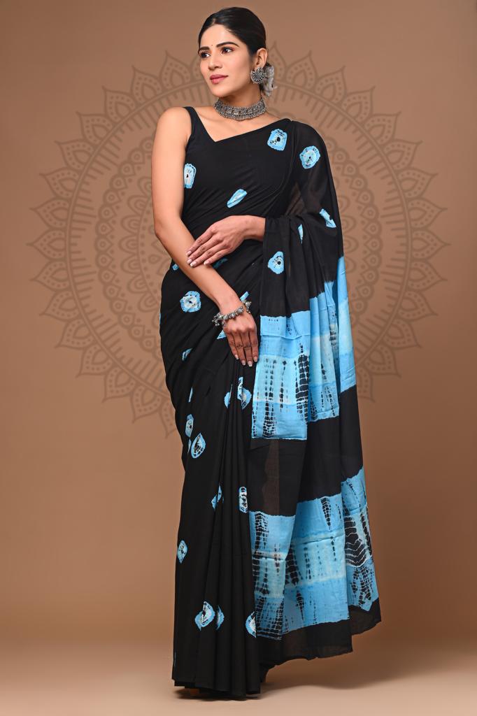 Cotton Mul-mul Saree