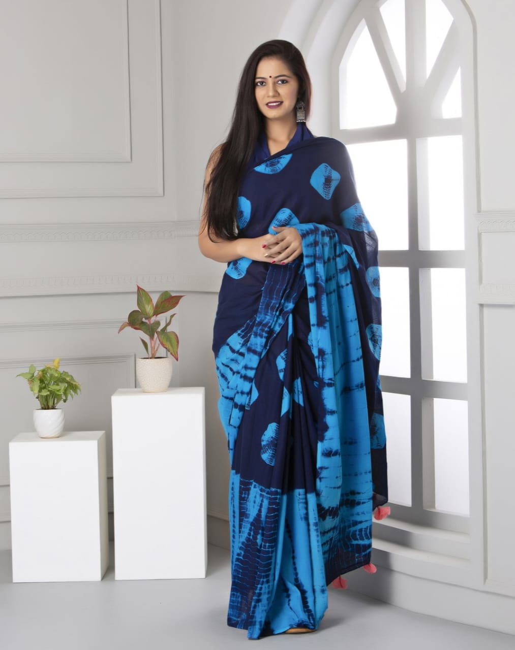 Cotton Mul-mul Saree