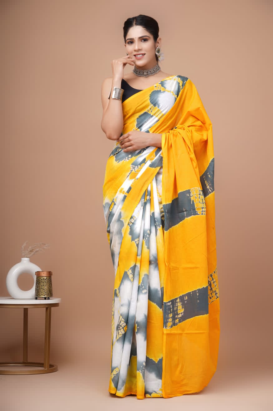 Cotton Mul-mul Saree