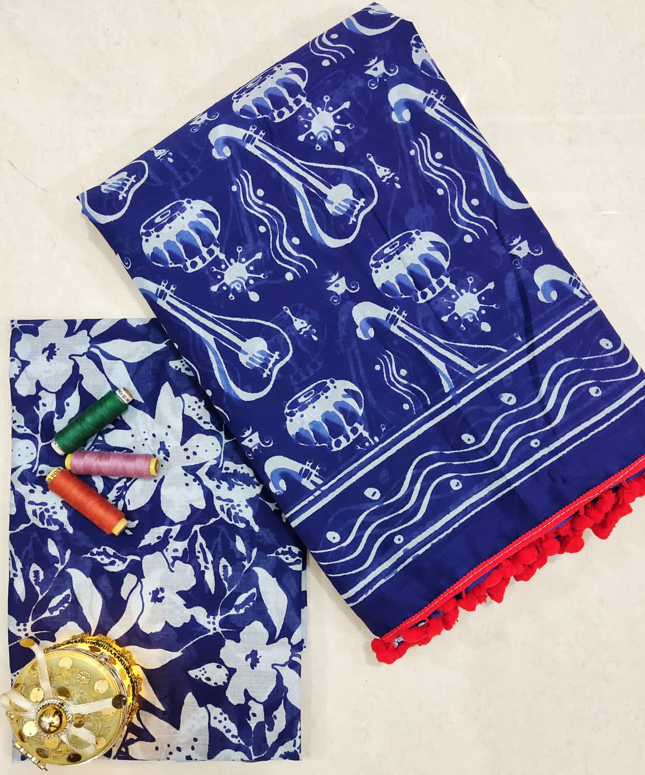 Cotton Mul-mul Saree