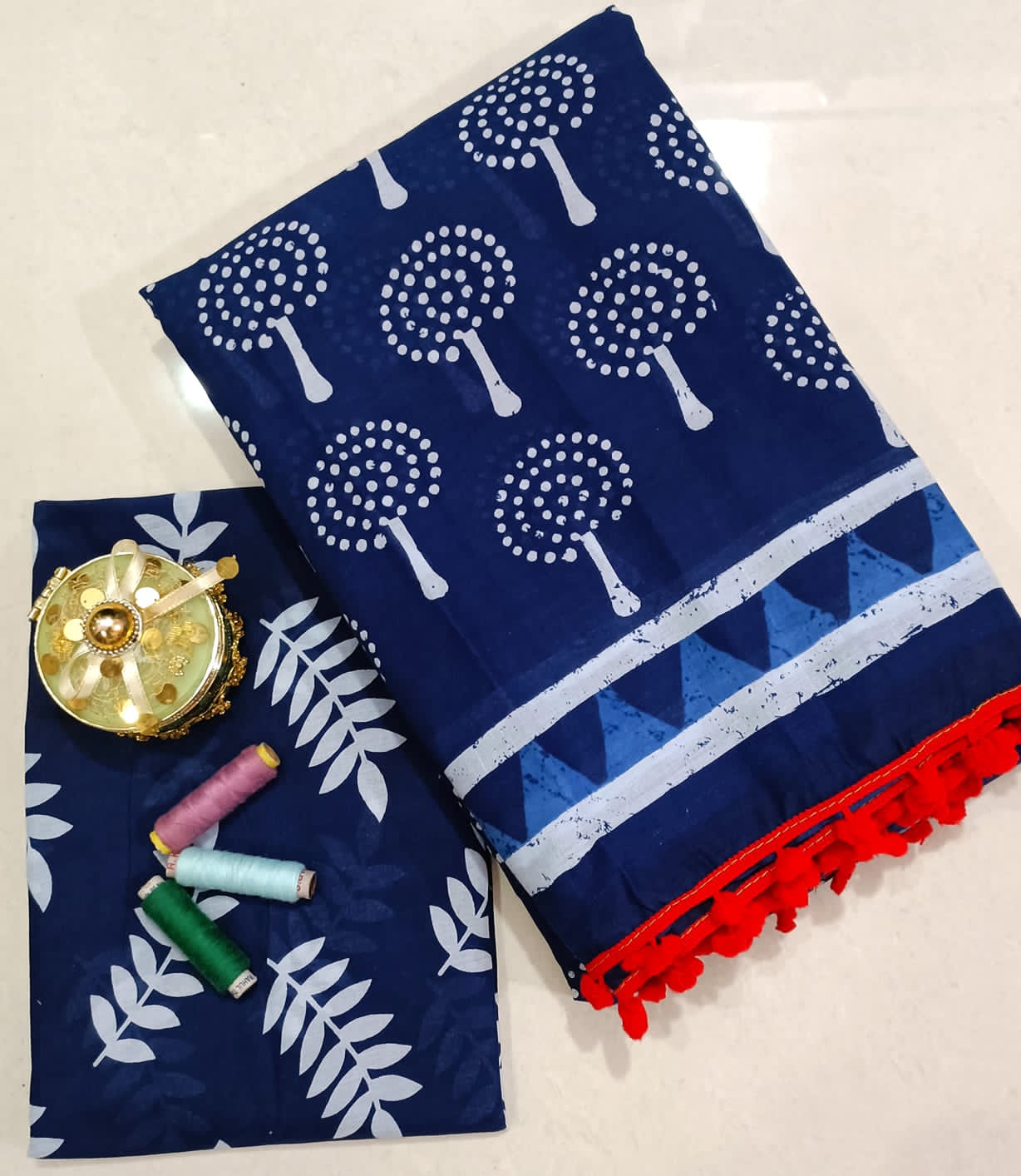 Cotton Mul-mul Saree