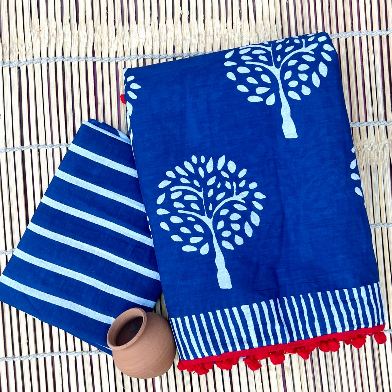 Cotton Mul-mul Saree