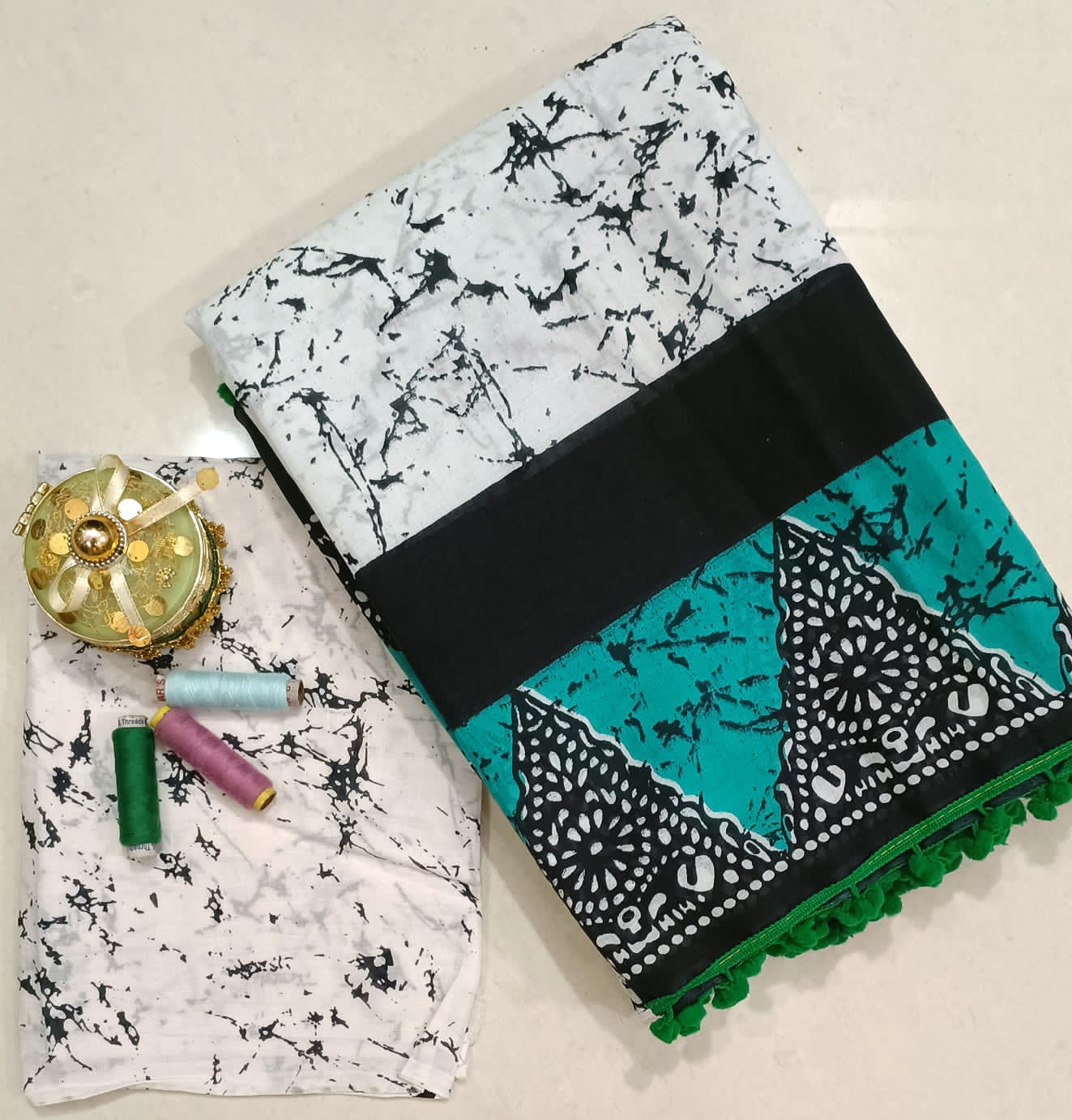 Cotton Mul-mul Saree