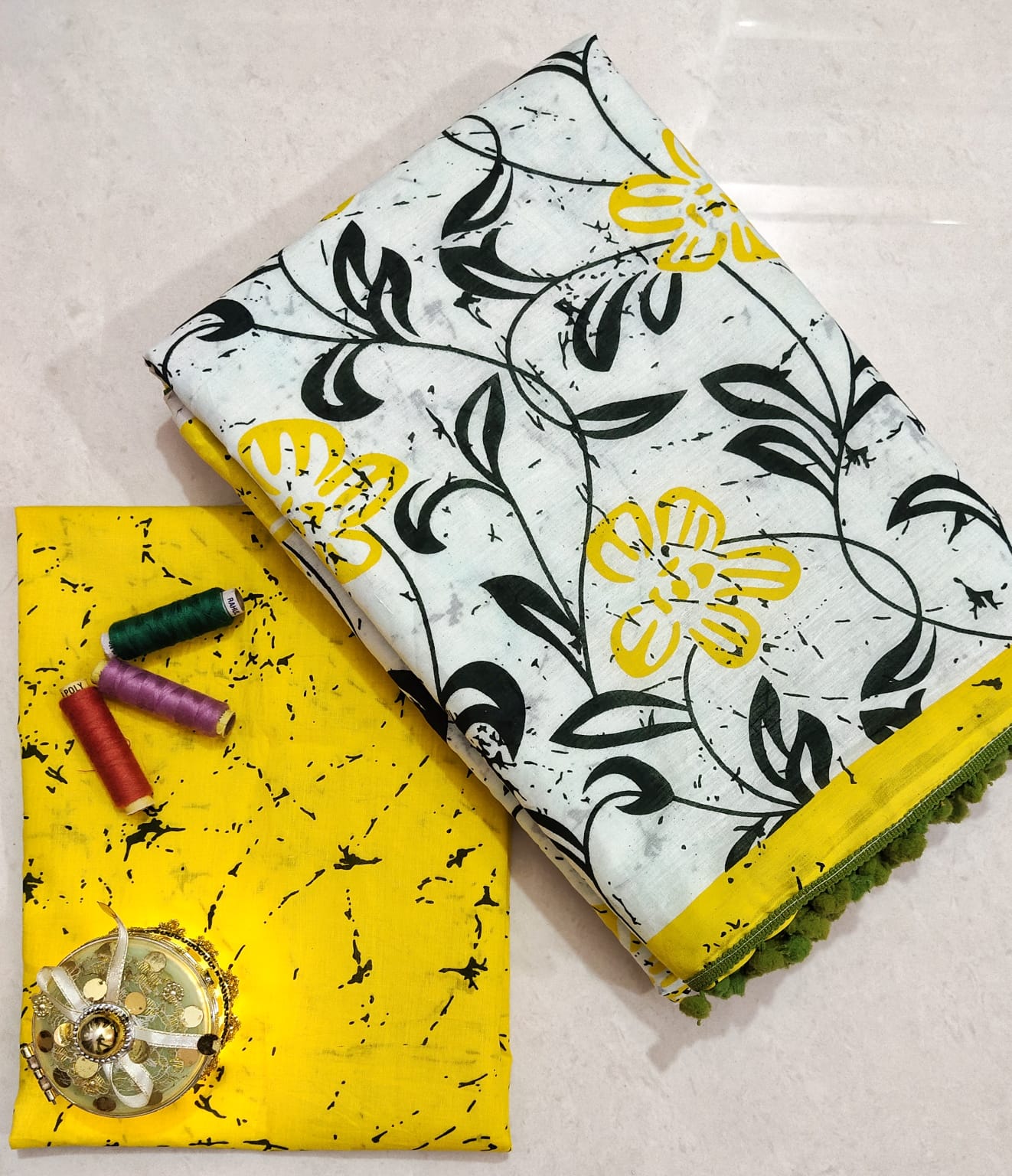 Cotton Mul-mul Saree