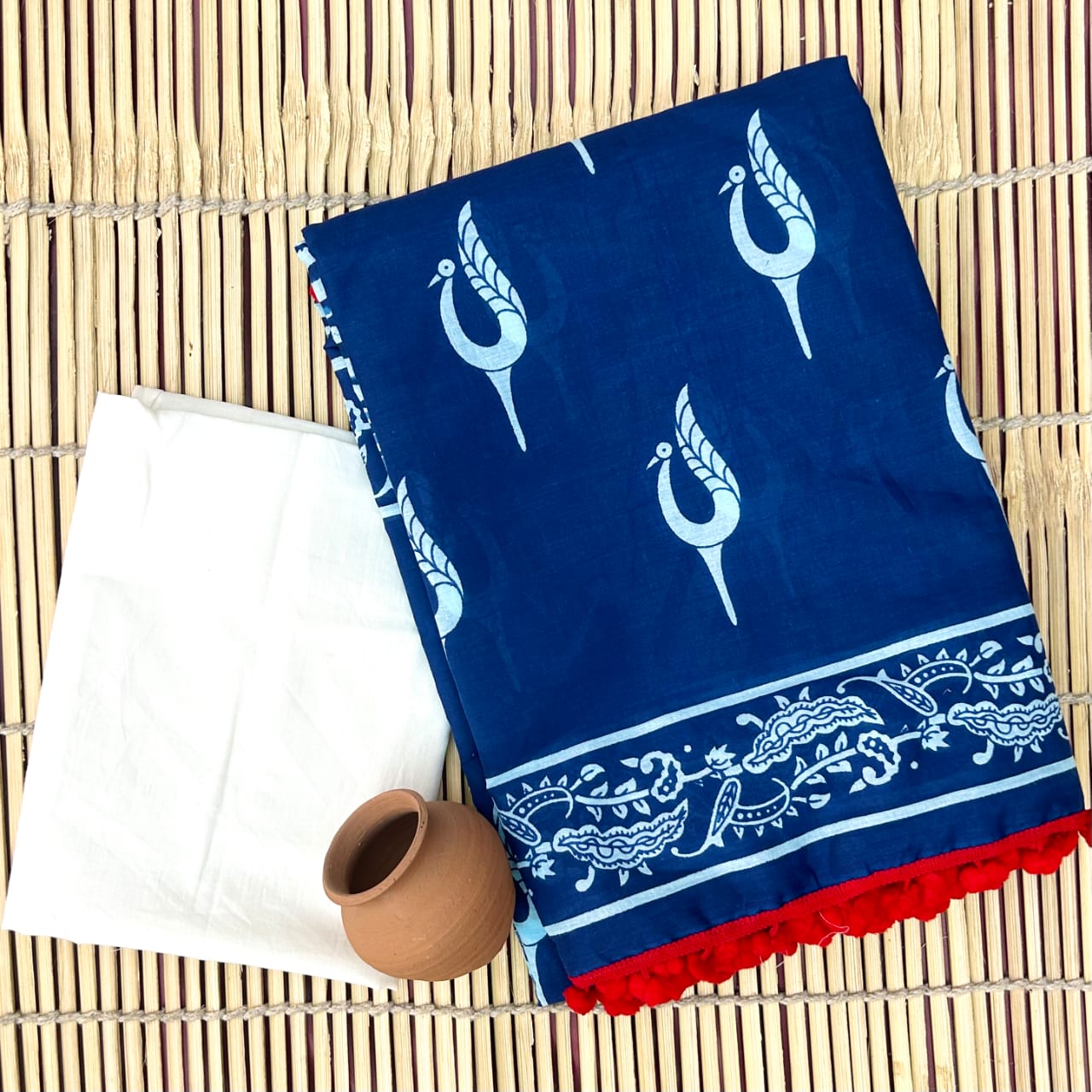 Cotton Mul-mul Saree