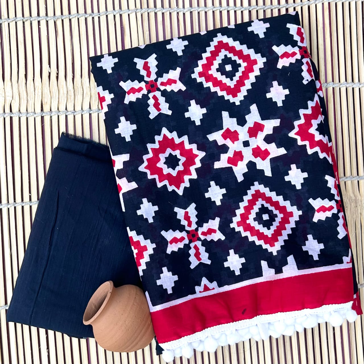 Cotton Mul-mul Saree