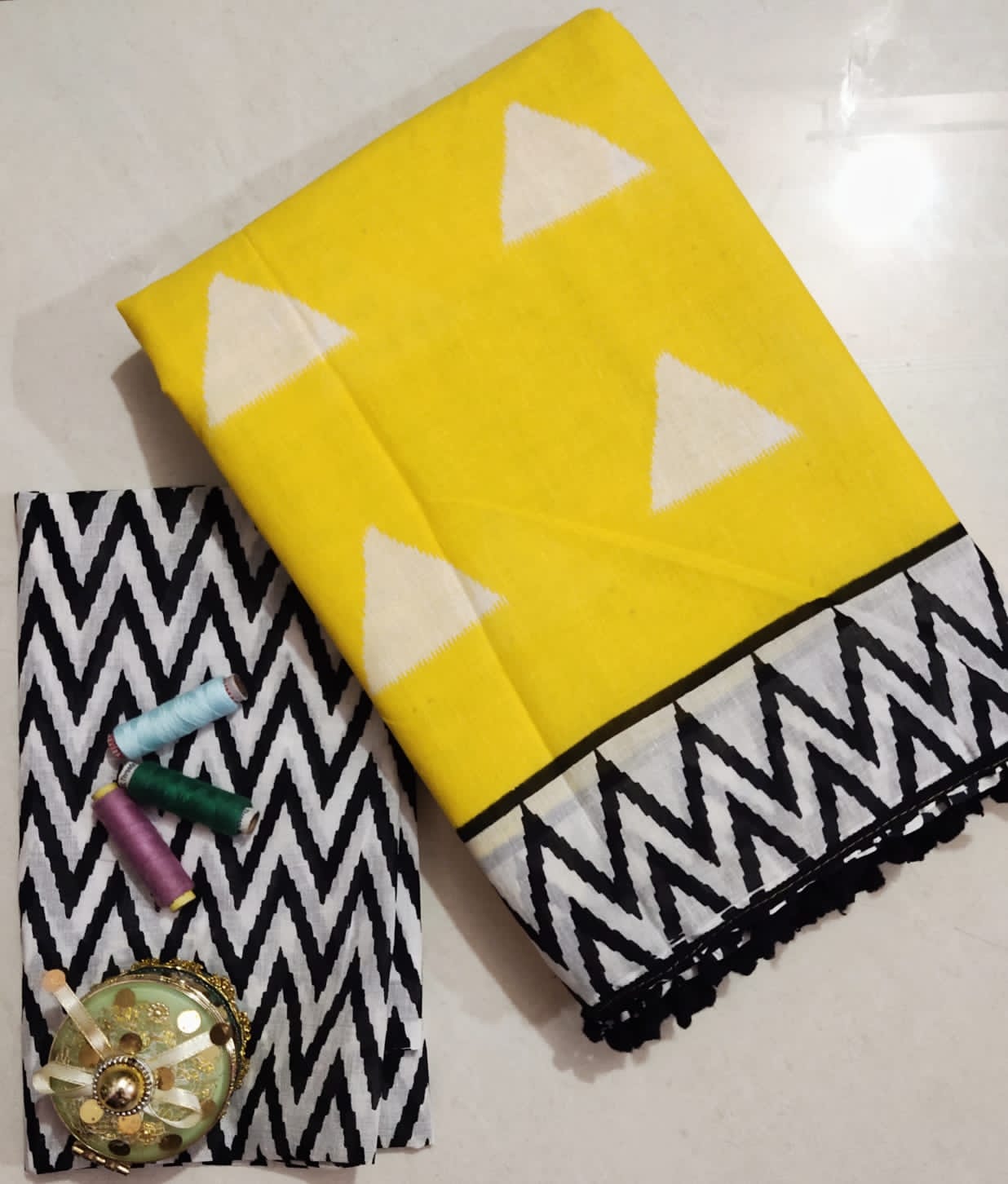 Cotton Mul-mul Saree
