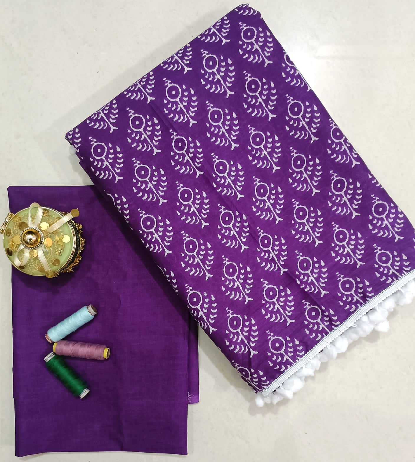 Cotton Mul-mul Saree
