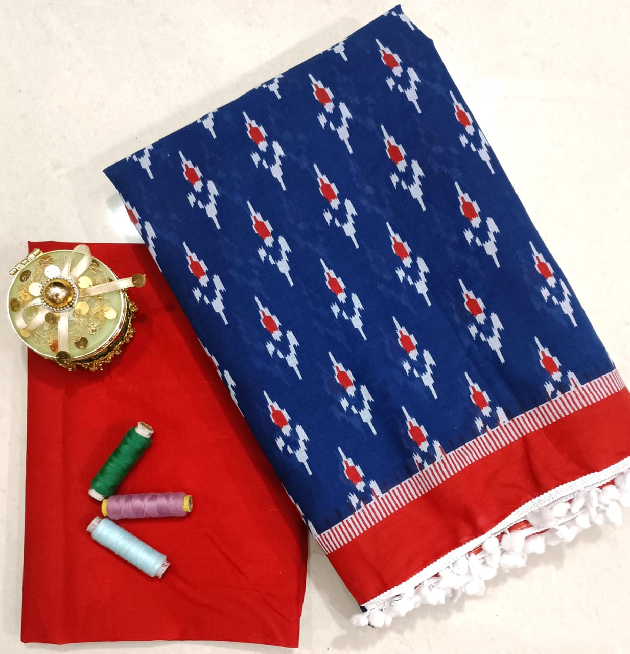 Cotton Mul-mul Saree