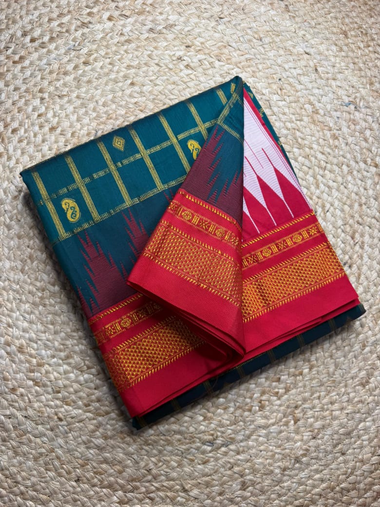 SAR22- CHECK SAREE