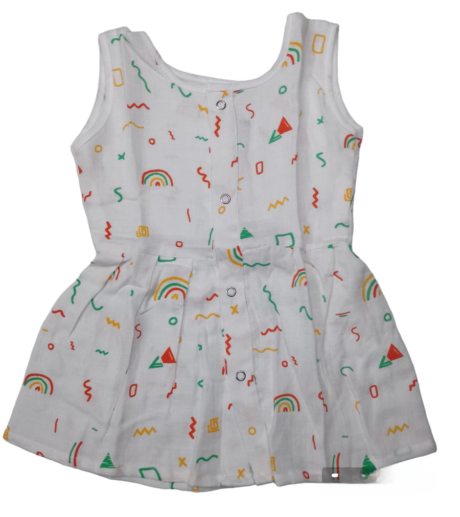 DBABFT2- Organic baby frock