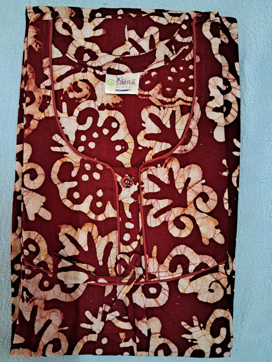 NIGHTY80- Batik print nighty
