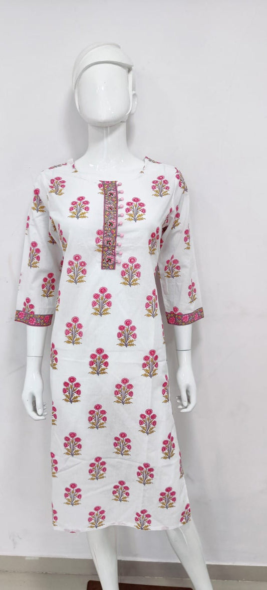 KUR2- Side slit kurti