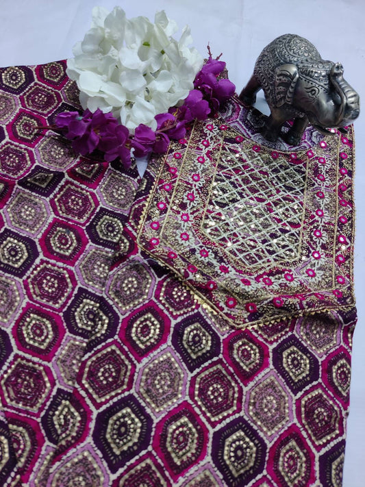 KUR4- Side slit kurti