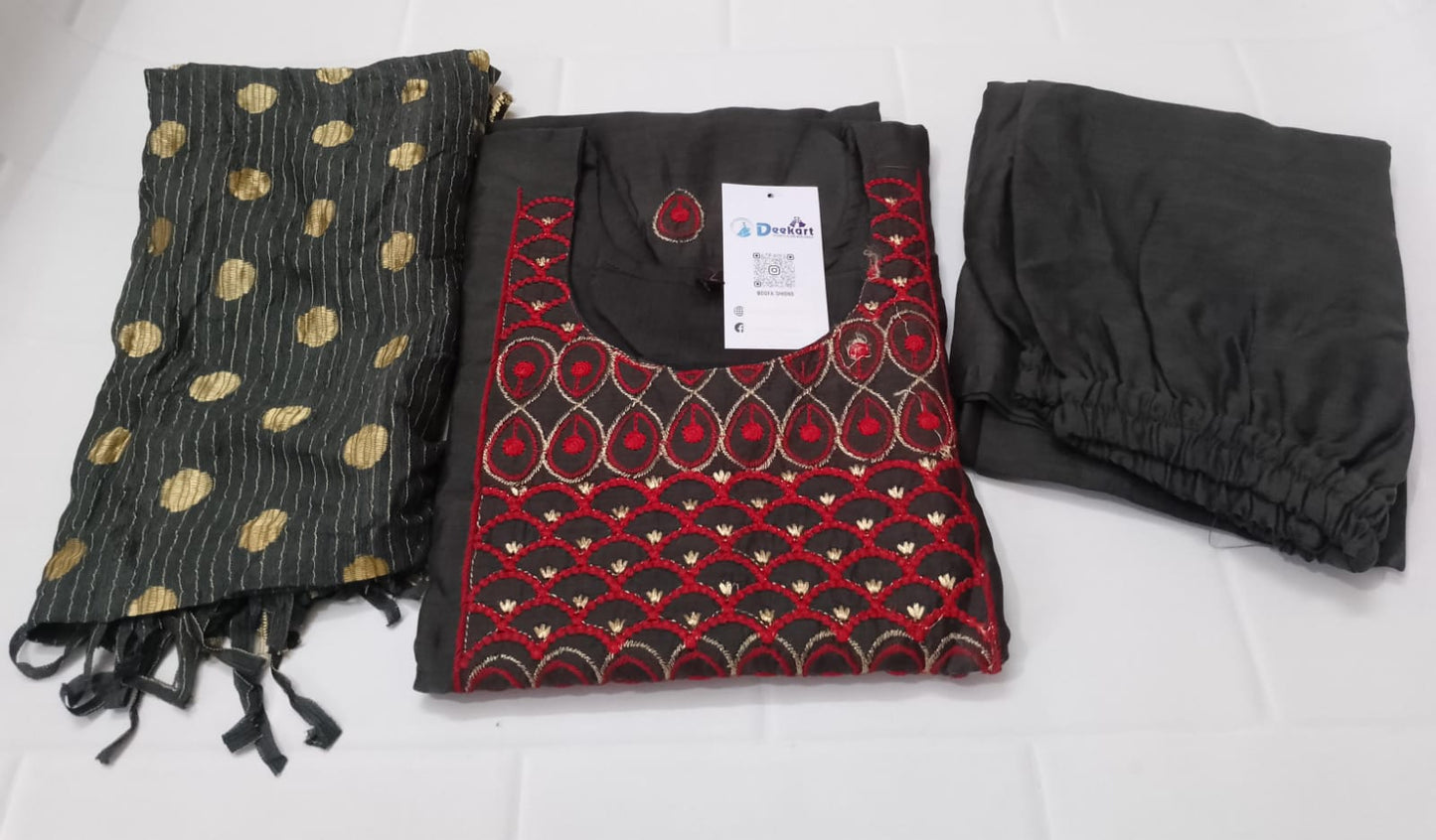 CHST9- Chanderi silk suit