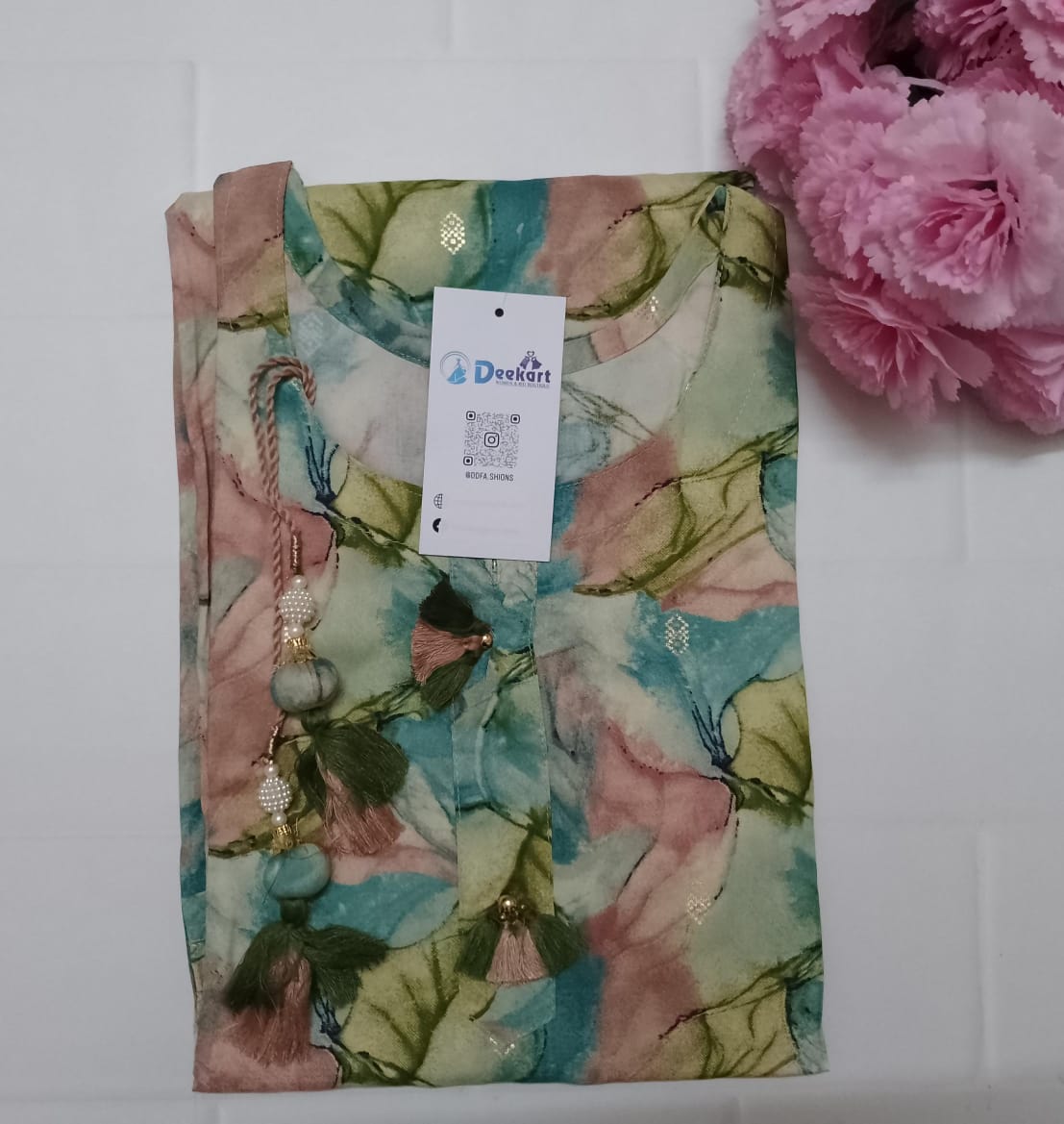 TKUR2- Tassel kurti