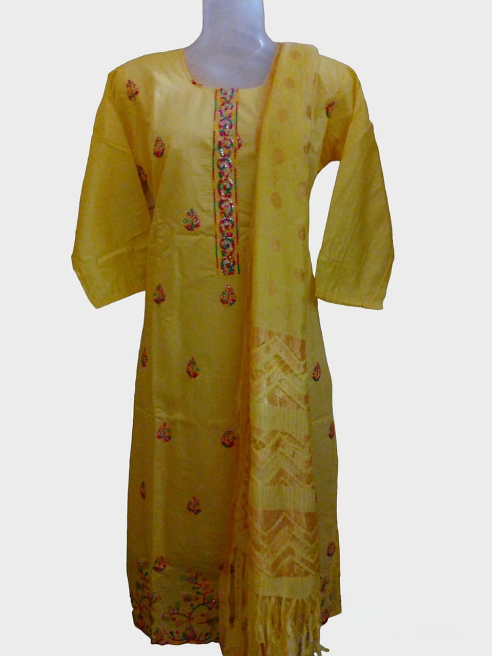 CHST3- Chanderi silk suit