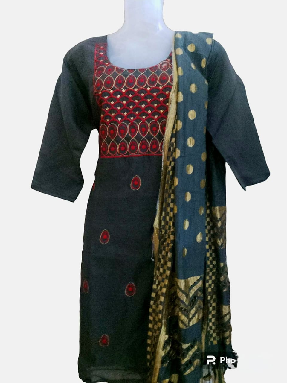 CHST9- Chanderi silk suit