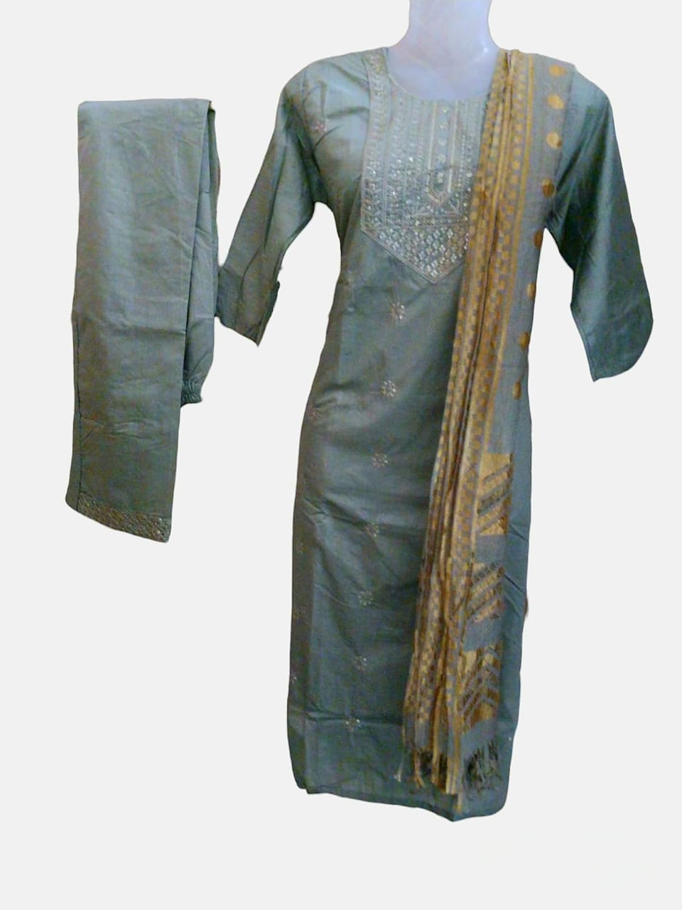 CHST6- Chanderi silk suit