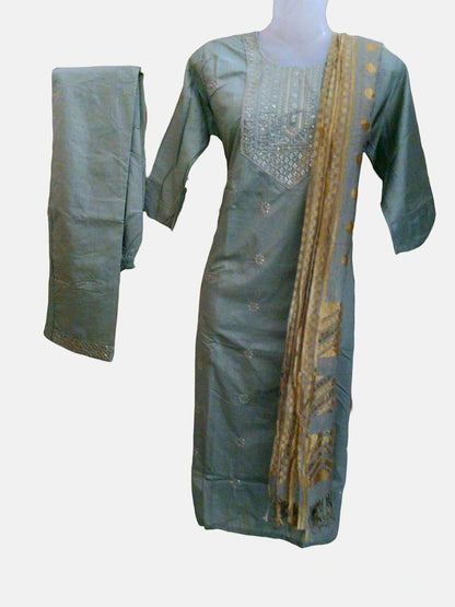 CHST6- Chanderi silk suit