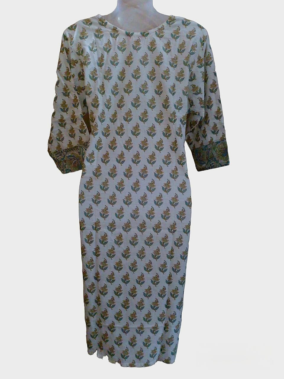 KUR7- Patchwork kurti