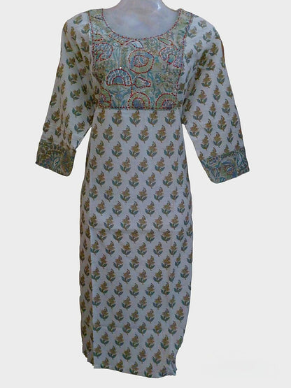 KUR7- Patchwork kurti
