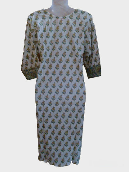 KUR7- Patchwork kurti