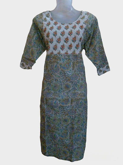 KUR8- Patchwork Kurti