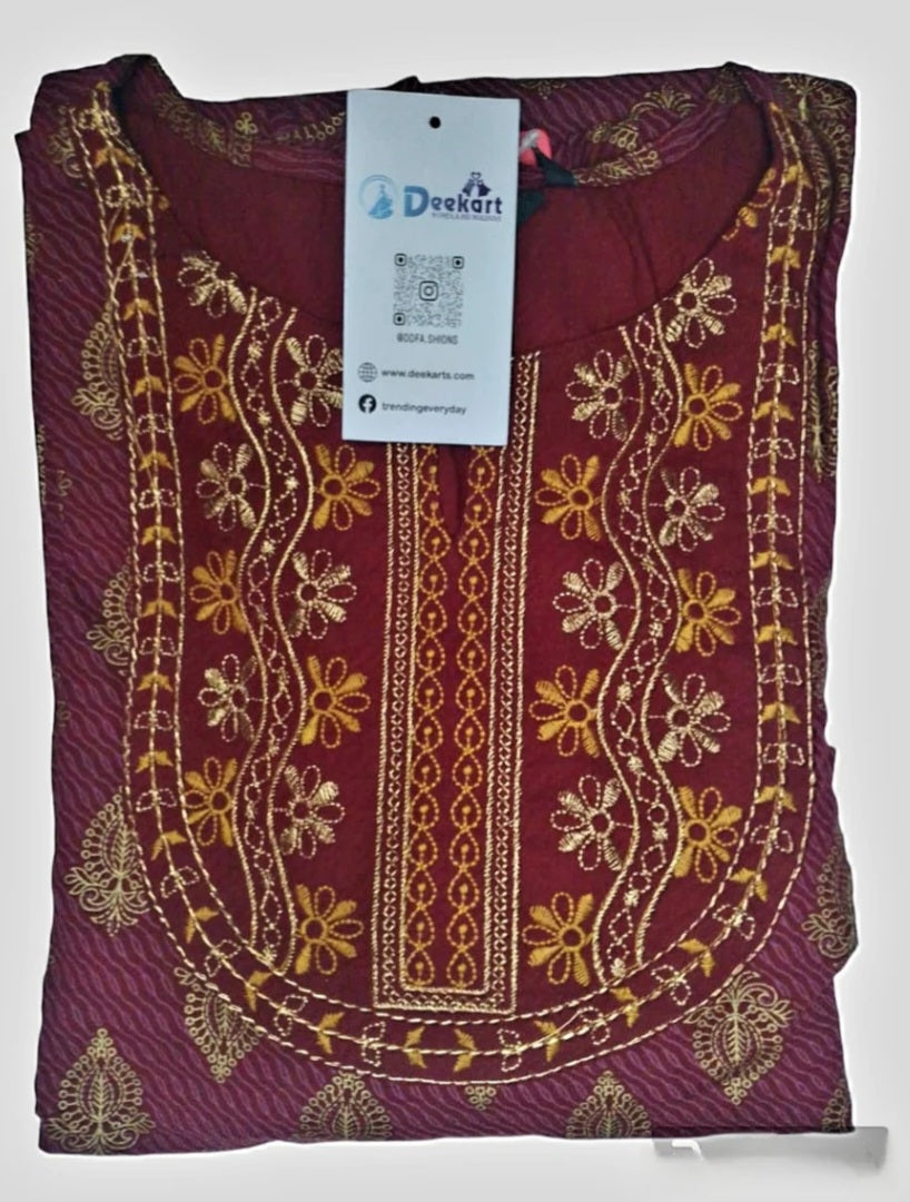 DUKZ1- Umbrella type kurtis
