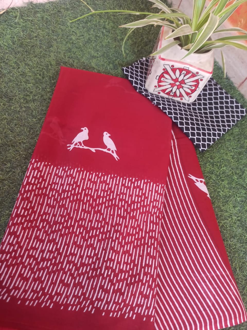 Cotton Mul-mul Saree