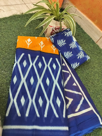 Cotton Mul-mul Saree