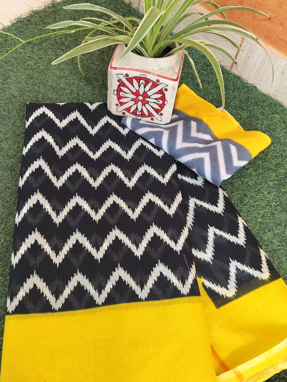 Cotton Mul-mul Saree