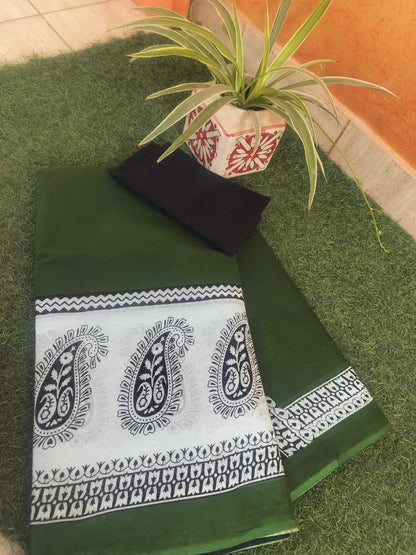 Cotton Mul-mul Saree