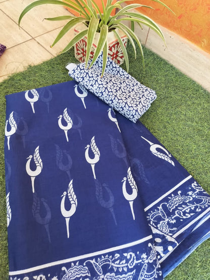 🌸Cotton Mul-mul Saree