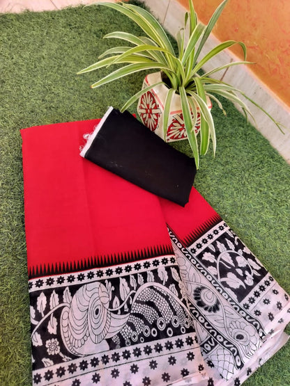 🌸Cotton Mul-mul Saree